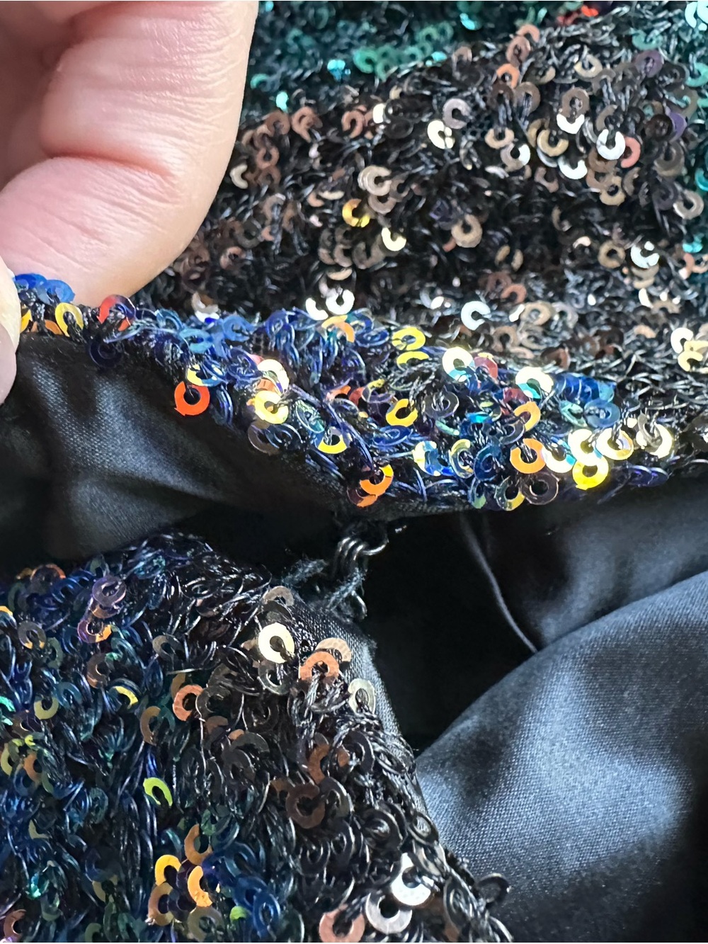 ASTR The Label Jayla Sequin Cutout Midi Cocktail Dress Multicolor M - Picture 8 of 10